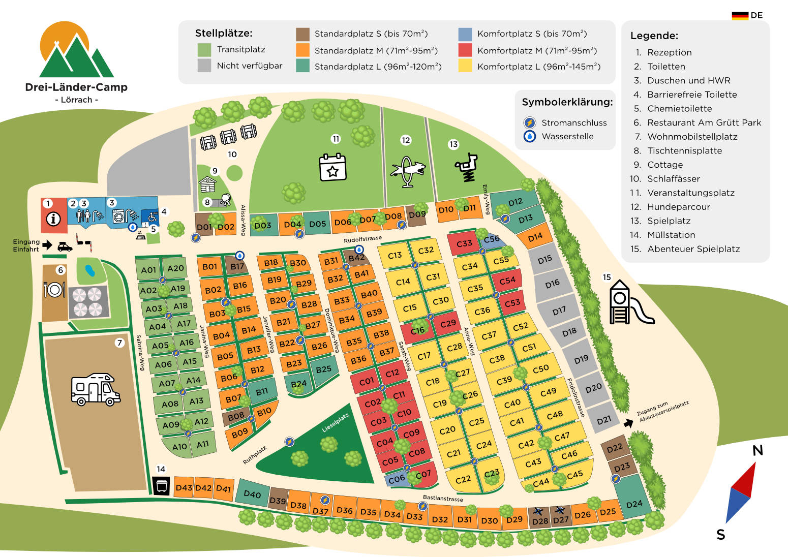 Platzplan 2026